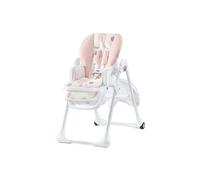 Kinderkraft YUMMY Chaise haute multifonctionnelle Siège rigide Rose