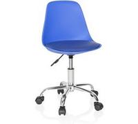 Chaise haute / fauteuil pivotant FANCY II bleu hjh OFFICE Bleu G