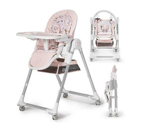 Chaise haute LASTREE rose