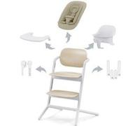 Chaise haute LEMO 4en1 SET Sand White Cybex Blanc G