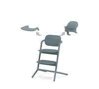 Cybex Chaise haute Lemo 2 3-en-1 avec baby set et plateau – Stone Blue