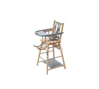 Chaise Haute Évolutive Marcel Hybride Bleu Gris - Combelle