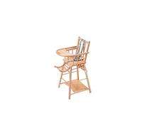 COMBELLE - Chaise haute Marcel transformable barreaux - naturel vernis