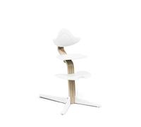 Stokke - Chaise haute Nomi - Assise active, réglage sans outils, repose-pieds - Naturel/Blanc