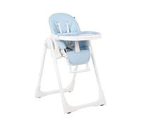 Chaise haute pastel bleue