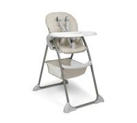 Hauck Chaise haute bébé Sit N Fold – pliable, dès 6 mois jusqu'à 15 kg, harnais 5 points, beige