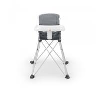 Chaise Haute Pliable Et Portable Pour Enfant Gris
