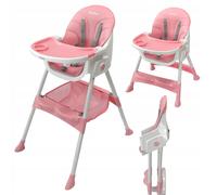 Chaise haute pliable pour enfants, table, plateau et accessoires 3 en 1 MILUTO