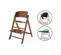 Chaise haute pliante évolutive Click & Fold 3-en-1 All Natural Dark