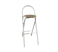 Chaise Haute Pliante pour Balcon, Tabouret Haut Pliant Moderne et Simple en Fer, Chaise de Bar créative et Tendance.
