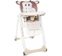 Chaise Haute Polly 2 Start - 4 Roues - Monkey - Chicco