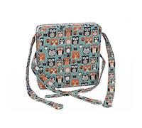 Chaise Haute Portable Réhausseur Ajustable Coussin de Siège, Chickwin Confortable Souple et Eponge pour Repas Eveil Voyage Bébé Bambin Enfant Infantile (31.5x31.5x8cm,Hibou vert)