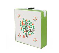 Chaise Haute Portable Réhausseur Ajustable Coussin de Siège, Chickwin Dessin Animé Chouette Confortable Souple et Eponge pour Repas Eveil Voyage Bébé Bambin Enfant Infantile (32x32x8cm,Vert)