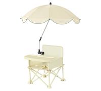 Chaise haute portable, siège de voyage pliable - Siège surélevé pour table à manger, Chaise haute de voyage portable pliable avec parasols pour âgés de 6 à 36 ans