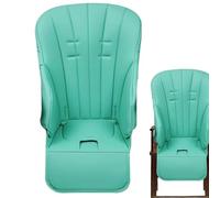 Chaise haute pour bébé, chaise haute en cuir, coussin antidérapant, housse de siège haute avec housse en cuir antidérapante pour chaise de bébé, coussin de siège confortable de remplacement pour