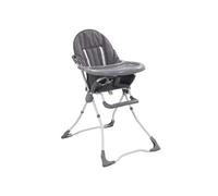 vidaXL Chaise haute pour bébé Gris et blanc