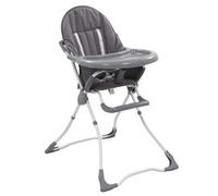 Chaise haute pour bébé Gris et blanc