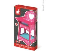 Chaise haute pour poupée Janod Birdy Paradise multicolore G