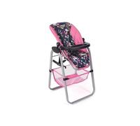 Bayer-Chic Chaise haute pour poupée 655-43 Licorne Bleu marine/rose