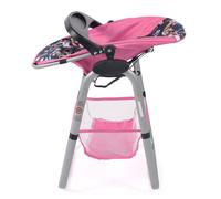 Bayer-Chic Chaise haute pour poupée 655-43 Licorne Bleu marine/rose