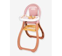 Smoby Chaise haute Baby Nurse pour poupon jusqu'à 42 cms avec accessoires - dès 18 mois