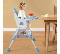 Chaise haute pour tout-petits Chaise de salle à manger 2 en 1 avec repose-pieds pour enfants à partir de 6 mois DescriptionDe nos jours, les bébés ne peuvent plus apprendre à manger sans l'aide d'une 