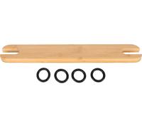 Chaise haute Repose-pieds Hauteur réglable pour éviter que bébé ne glisse Pédale d'éveil en bambou Accessoires en bois
