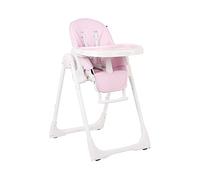 Chaise haute rose pastel
