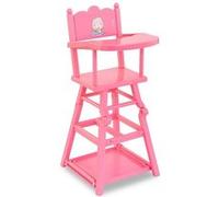 Corolle Chaise haute 2 en 1 pour poupon 36 et 42 cm dès 3 ans Rose