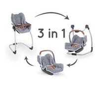 Chaise haute Smoby 3 en 1 Bébé Confort Gris Gris E