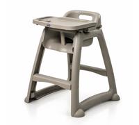 Chaise Haute Solide Gris TU