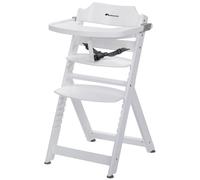 BEBECONFORT Timba Chaise haute bébé, Chaise bois, De 6 mois à 10 ans (30kg), Blanc