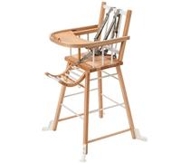 Chaise haute traditionnelle André hybride blanc