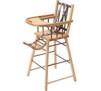 Chaise haute traditionnelle André hybride vieux rose