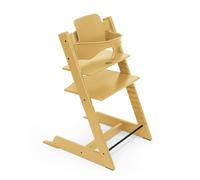 Chaise haute Tripp Trapp Stokke avec Baby Set, Jaune tournesol - Chaise évolutive et réglable, adaptable de la naissance à l’âge adulte - Pratique, confortable et ergonomique - Design classique
