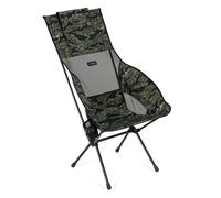 Helinox Savanna Chaise de camping pliable à dossier haut Motif tigre