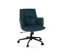 Chaise home office / Chaise pivotante SOLAO LIFE tissu bleu foncé