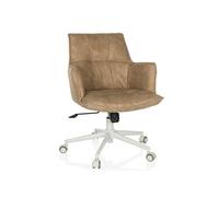 Chaise home office / Chaise pivotante SOLAO LIFE W tissu beige