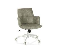 Chaise home office / Chaise pivotante SOLAO LIFE W tissu gris