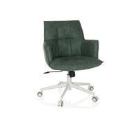 hjh Living Chaise de bureau SOLAO LIFE W pivotante, réglable en hauteur, tissu menthe