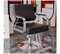 Chaise hydraulique réglable pour salon de beauté avec roulement à 360 degrés et dossier ergonomique pour coiffeurs et professionnels du spa