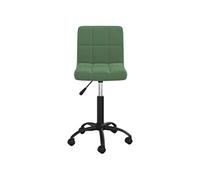 Chaise Pivotante de Salle à Manger Chaise à Dîner Siège de Cuisine Chaise de Repas Hauteur Réglable Maison Intérieur Vert Foncé Velours 3087599