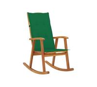 Chaise interieur H. 117 cm vert en bois massif