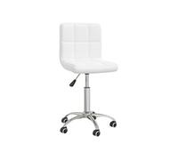 Chaise Pivotante de Salle à Manger Noir Similicuir Dîner Cuisine Repas vidaXL
