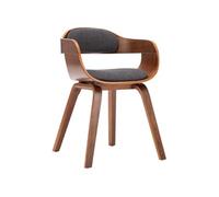 4x Chaise Salle à Manger Bois Cintré Cuir Artificiel Chaises de Cuisine vidaXL