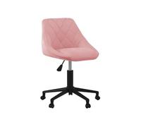 Chaise vidaxl interieur non pliable en plastique H. 67.5 cm rose