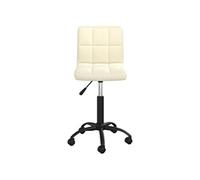 Chaise Vidaxl en plastique non pliable interieur H. 76 cm beige beige