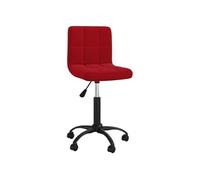 Chaise interieur non pliable en plastique H. 76 cm rouge