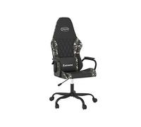 Chaise interieur non pliable H. 118.5 cm en metal noir