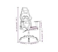 Chaise interieur non pliable H. 127.5 cm en plastique gris